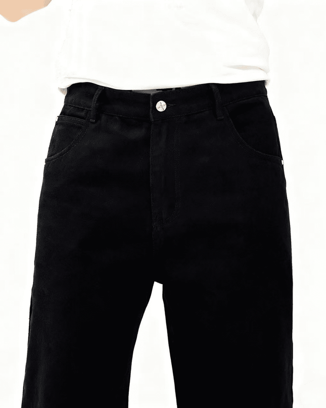 Unisex Relaxed Fit Straight-Leg Denim Jeans