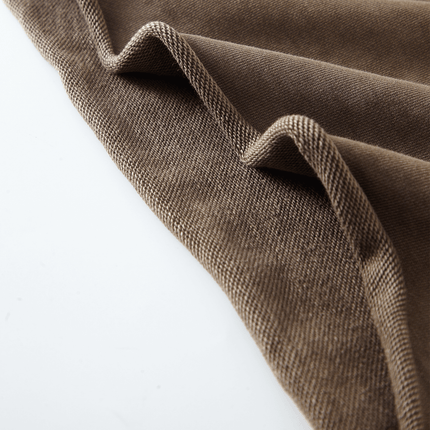 Genesis Washed Raw-Edge Cropped Crew Neck Sweatshirt