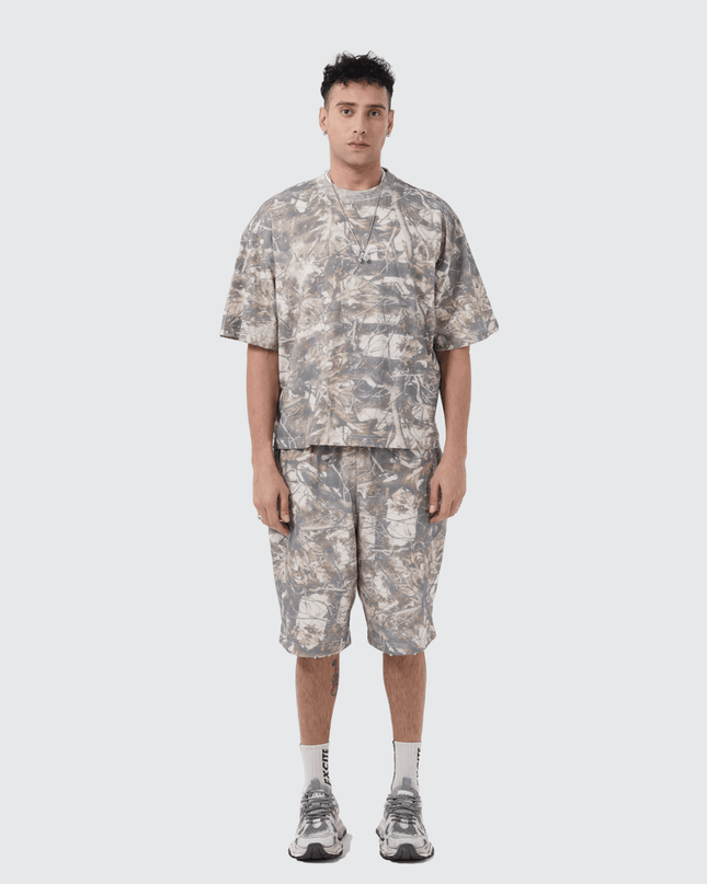 Sheen Signature Heavyweight Cropped Camouflage T-Shirt