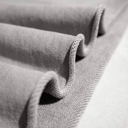 Genesis Washed Raw-Edge Cropped Crew Neck Sweatshirt