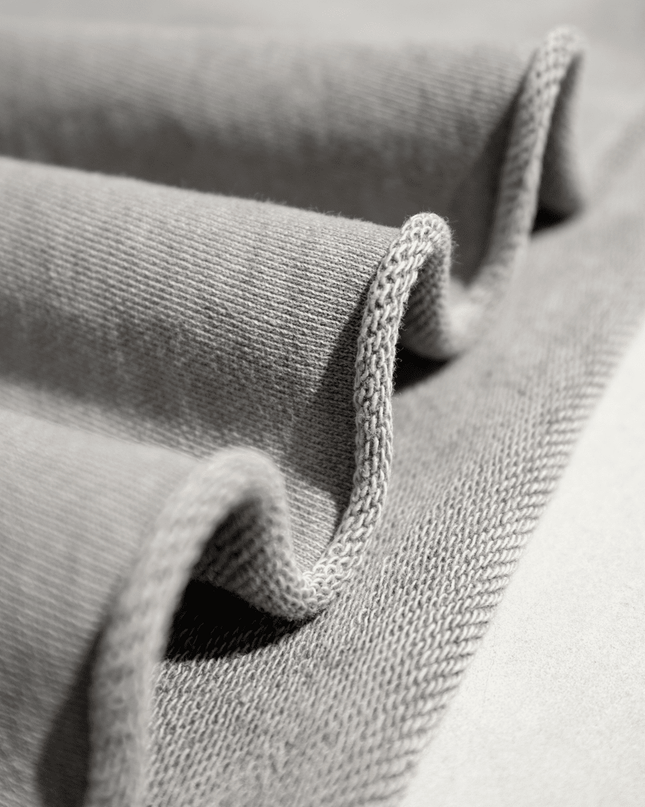Genesis Washed Raw-Edge Cropped Crew Neck Sweatshirt