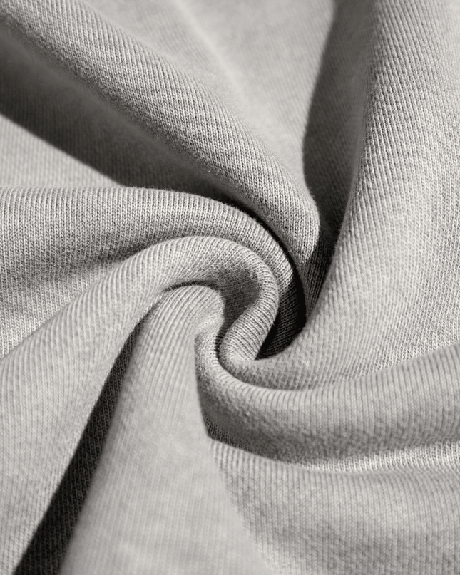 Genesis Washed Raw-Edge Cropped Crew Neck Sweatshirt