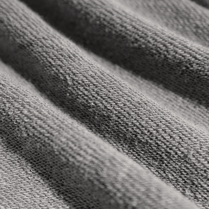 Genesis Washed Raw-Edge Cropped Crew Neck Sweatshirt