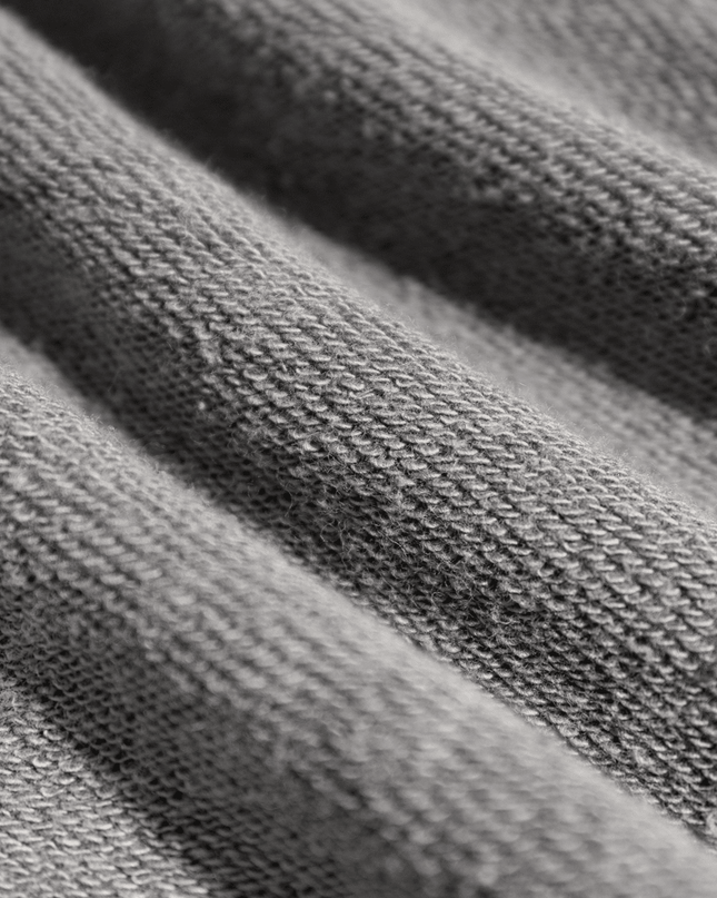 Genesis Washed Raw-Edge Cropped Crew Neck Sweatshirt