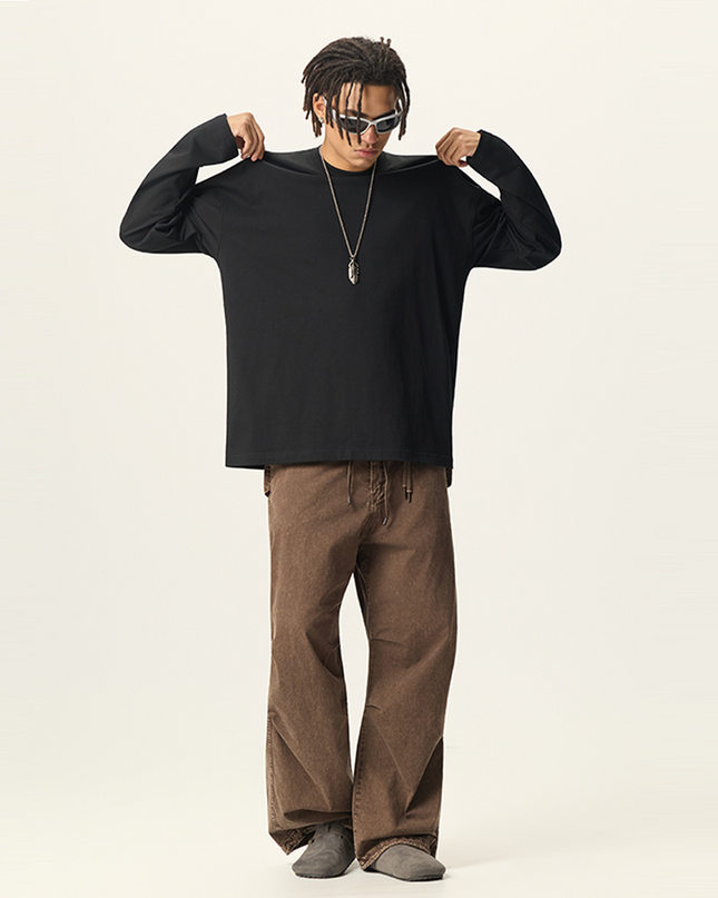 Script Long Sleeve Shirt