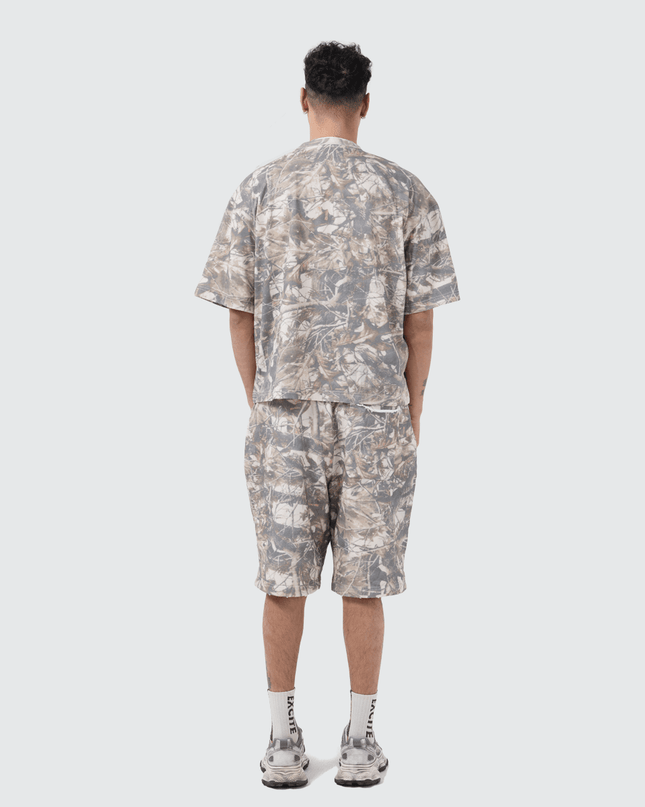 Sheen Signature Heavyweight Cropped Camouflage T-Shirt