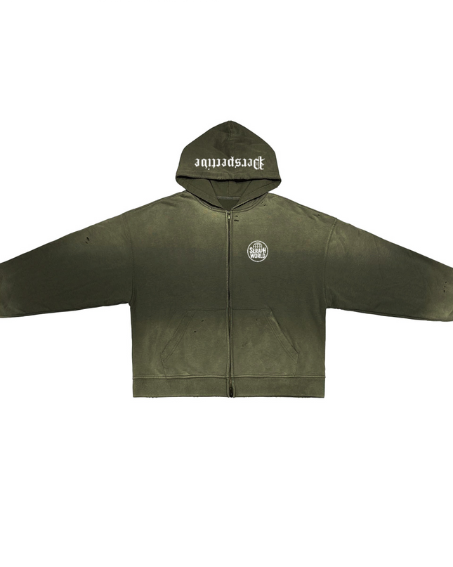 OUR WORLD Zip-Up Hoodie