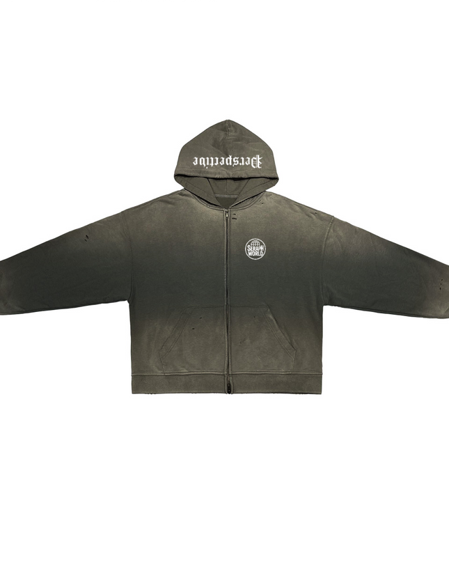 OUR WORLD Zip-Up Hoodie