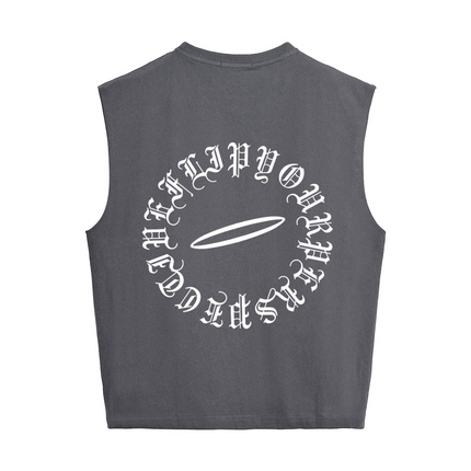 Flip Your Perspective Cropped Boxy Tank Top