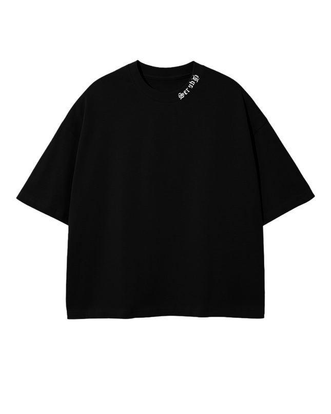 Cropped Oversized Tee