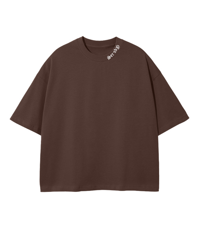 Cropped Oversized Tee