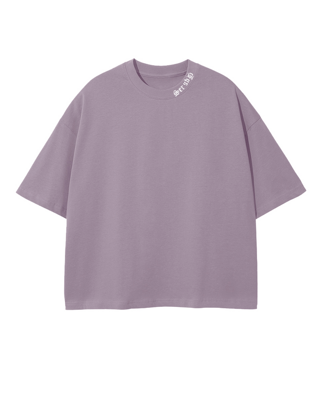 Cropped Oversized Tee