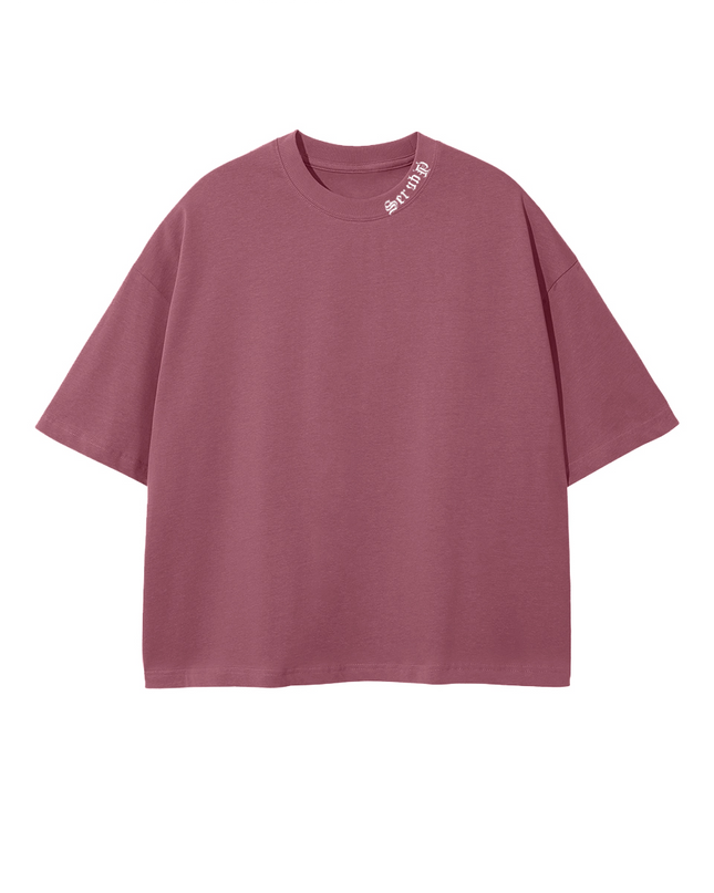 Cropped Oversized Tee