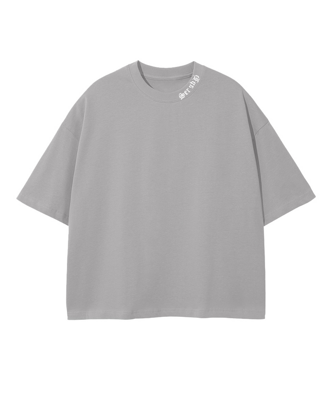 Cropped Oversized Tee