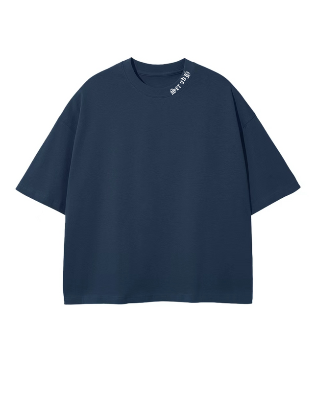 Cropped Oversized Tee