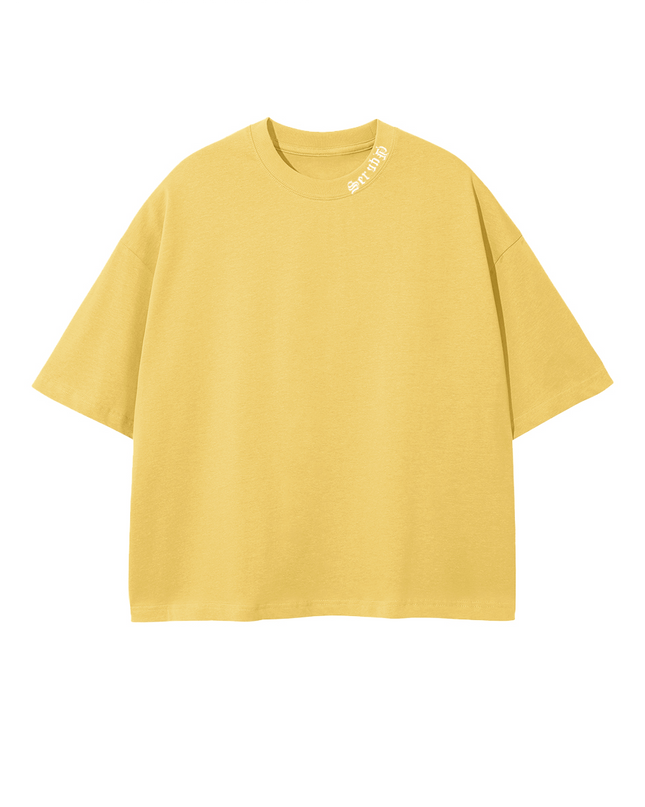 Cropped Oversized Tee