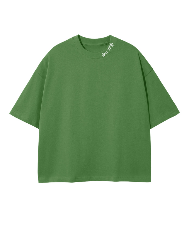 Cropped Oversized Tee