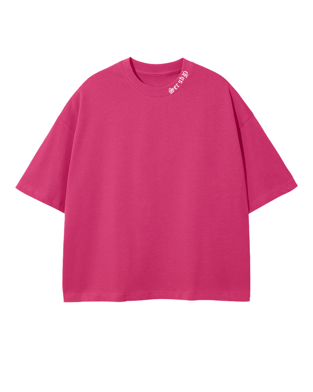 Cropped Oversized Tee