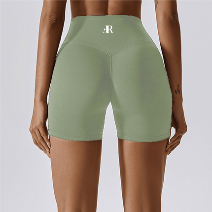 Valkyrie High-Waisted Compression Yoga Shorts