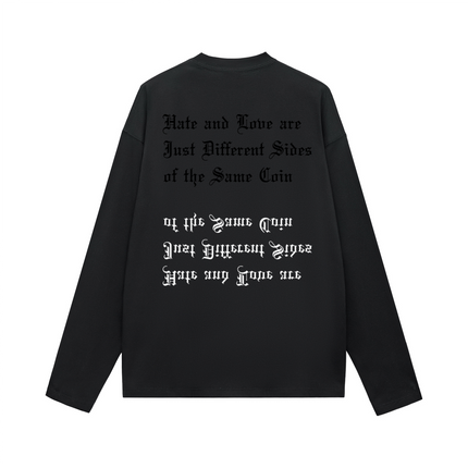 Script Long Sleeve Shirt