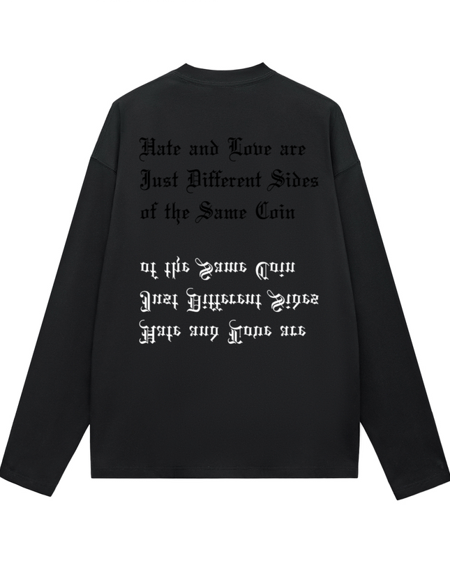 Script Long Sleeve Shirt