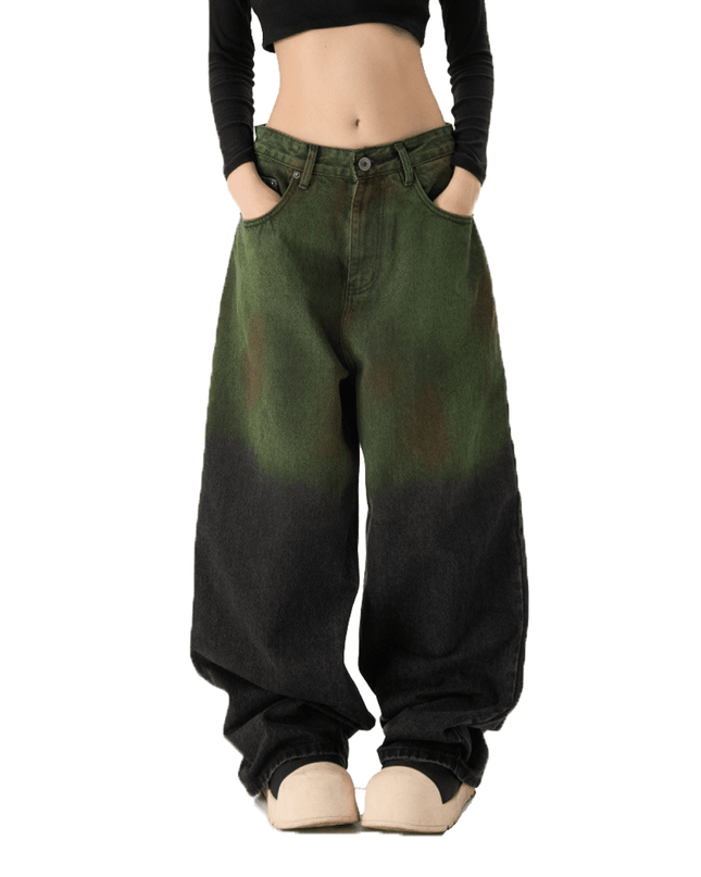 Aurora Loose Wide-leg Jeans