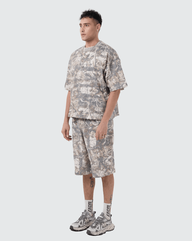 Sheen Signature Heavyweight Cropped Camouflage T-Shirt