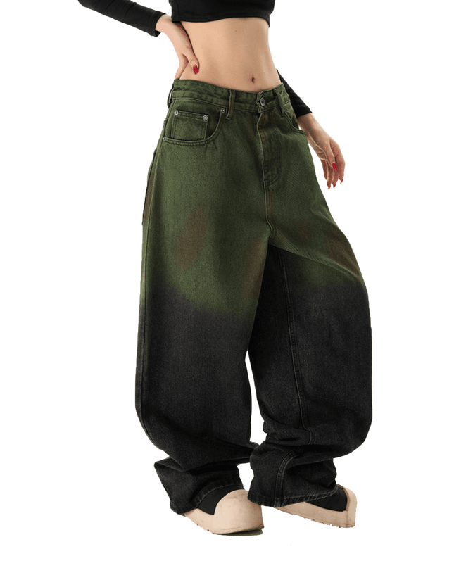 Aurora Loose Wide-leg Jeans