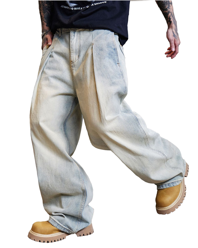 Relaxed Wide-Leg Jeans