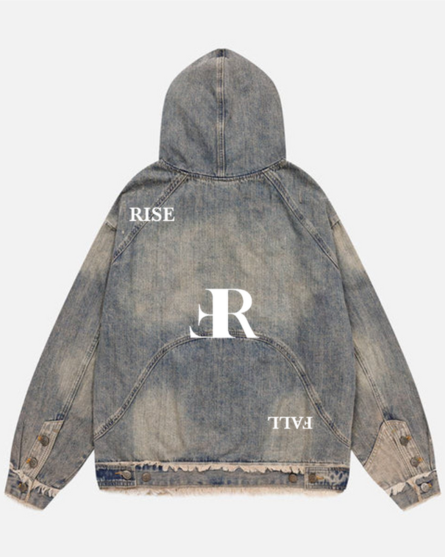SER APH Distressed Denim Hoodie (RF Version)