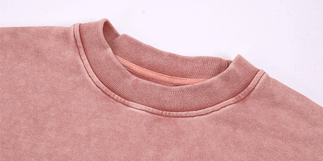 Seraph World Distressed Cropped Oversized Sweatshirt