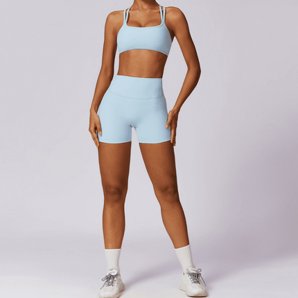 Valkyrie High-Waisted Compression Yoga Shorts