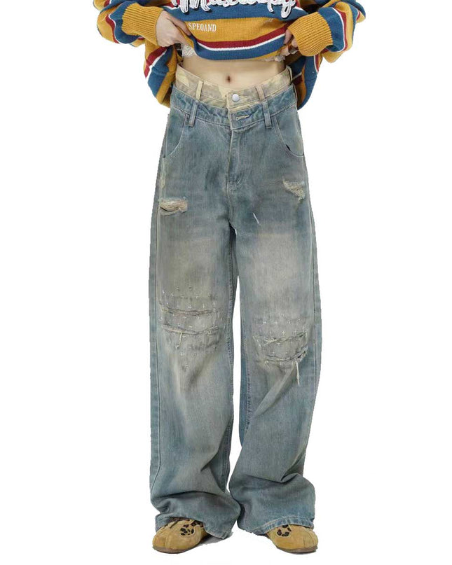 Genesis Vintage Women's Ripped Jeans