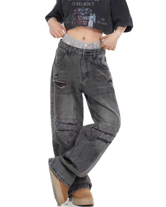Genesis Vintage Women's Ripped Jeans