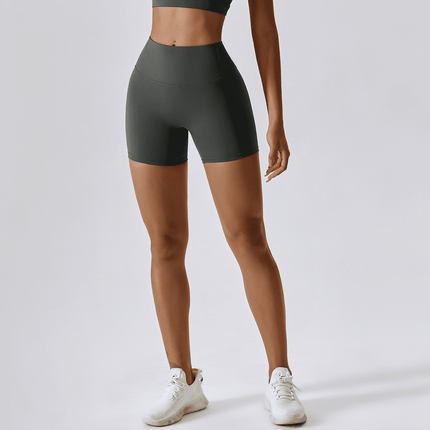 Valkyrie High-Waisted Compression Yoga Shorts