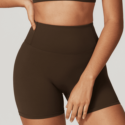 Valkyrie High-Waisted Compression Yoga Shorts