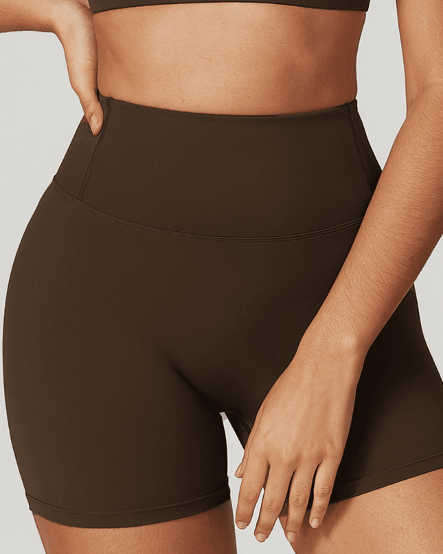 Valkyrie High-Waisted Compression Yoga Shorts
