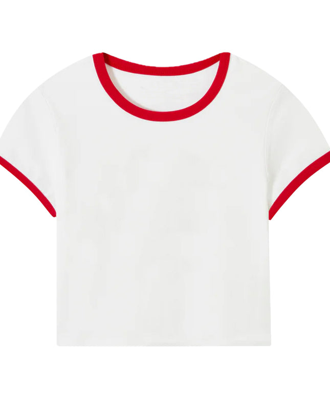 Valk Baby Tee Color Ribbing