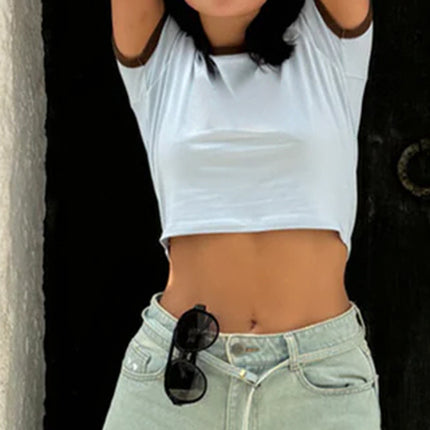 Valk Baby Tee Color Ribbing