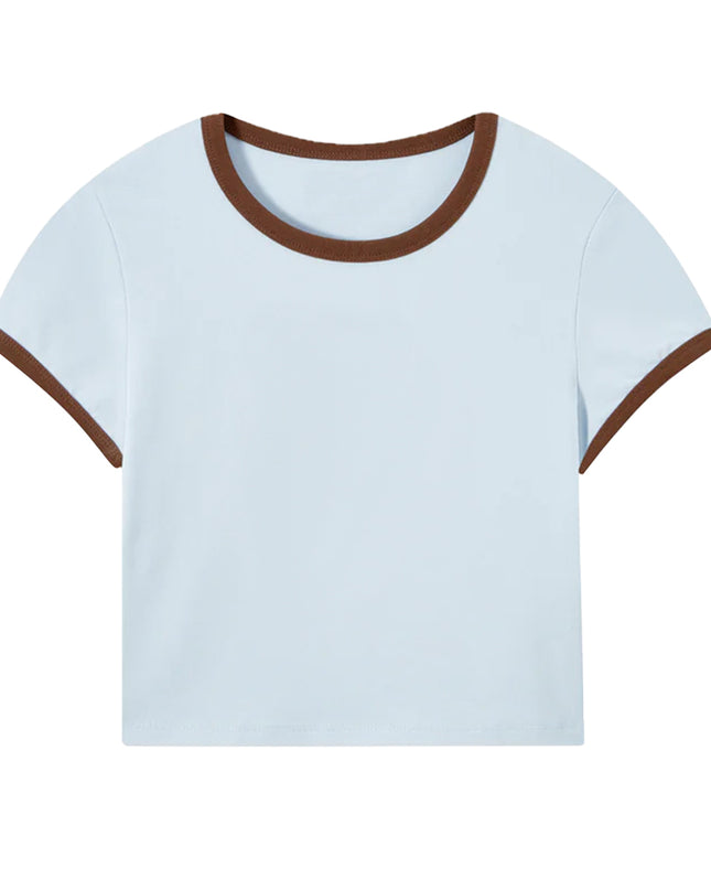 Valk Baby Tee Color Ribbing