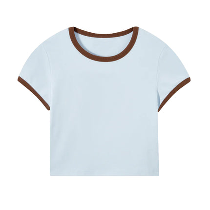 Valk Baby Tee Color Ribbing