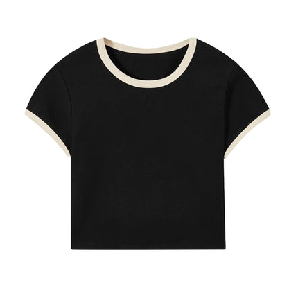 Valk Baby Tee Color Ribbing