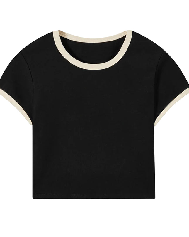 Valk Baby Tee Color Ribbing