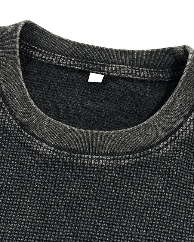 Genesis Waffle Washed Cropped Boxy Tee Version 2