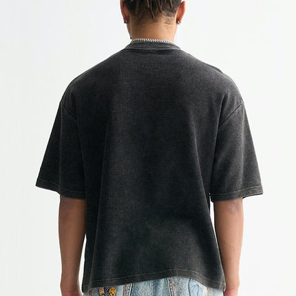 Genesis Waffle Washed Cropped Boxy Tee Version 2