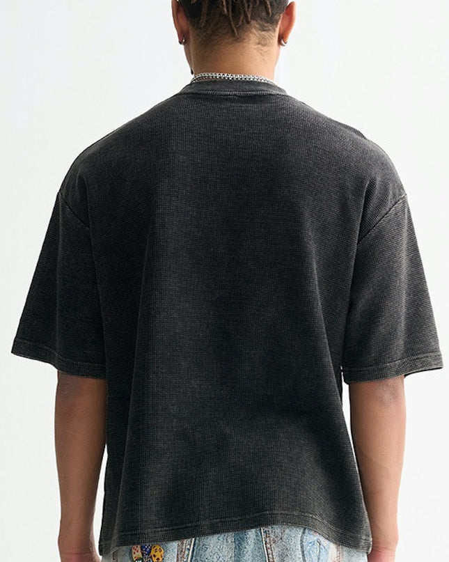 Genesis Waffle Washed Cropped Boxy Tee Version 2