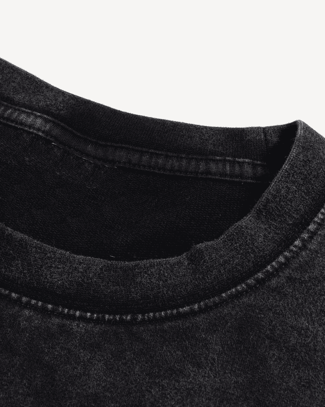 GENESIS CROPPED SNOW WASHED SHIRT