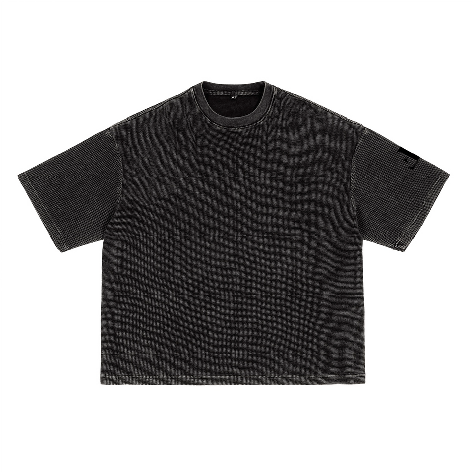 Genesis Waffle Cropped Boxy Tee
