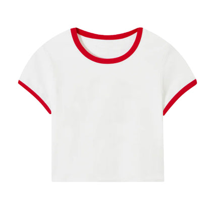 Valk Baby Tee Color Ribbing